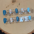 Porcelain Blue Press-On Nail Set