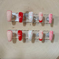 Candy Cane Cozy – Holiday Press-On Nail Set